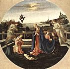 Filippino Lippi Adoration of the Child painting